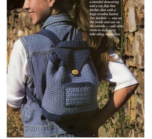 15+ Cute and Trendy Crochet Backpack Patterns for Everyday Use in