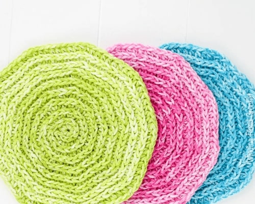 The Seeing Spirals Washcloth by Winding Road Crochet