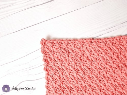 The Suzette Stitch Spa Washcloth by Salty Pearl Crochet