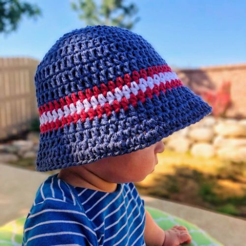 A Simple Kid’s Sun Hat by Made With A Twist