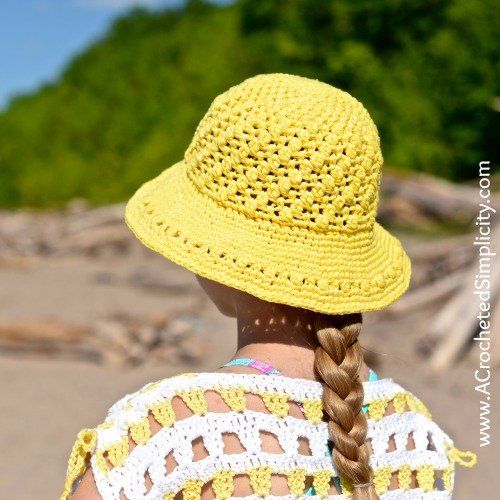The Makin’ Lemonade Sun Hat by A Crocheted Simplicity