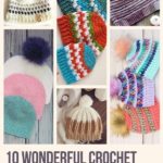 Selection of Crochet Winter Hats