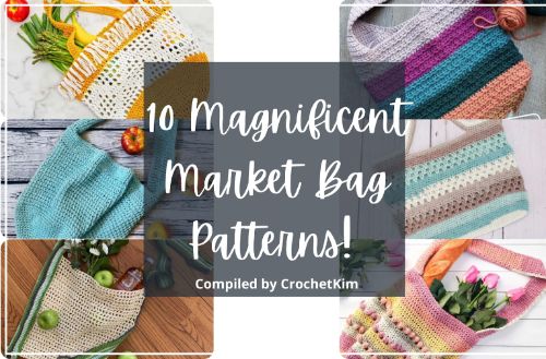 Tunisian crochet market hot sale bag pattern