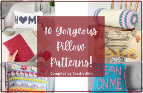 Simple Crochet Pillow Cover Pattern -2 Easy Crochet Stitches