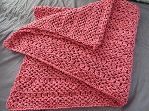 10 Gorgeous Free Baby Girl Crochet Blanket Patterns CrochetKim