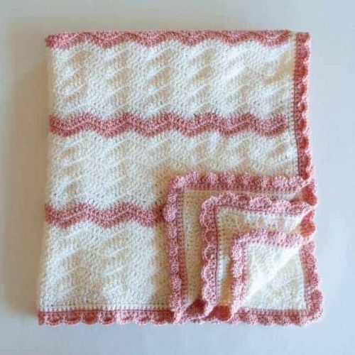 The C2C Heart Baby Blanket by Madame Stitch