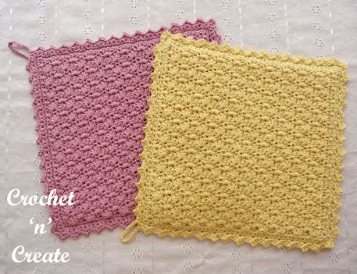 Double-Thick Pot Holder Free Knitting Pattern