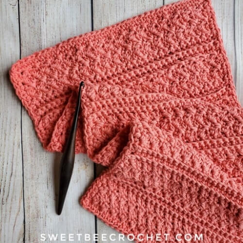 Crochet Hand Towel by Sweet Bee Crochet