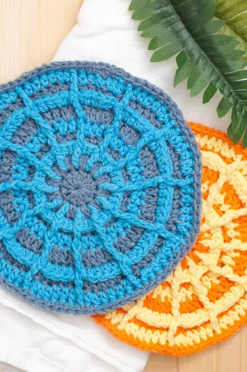 Cast Iron Pot Holders - Free Crochet Pattern • Green Fox Farms Designs