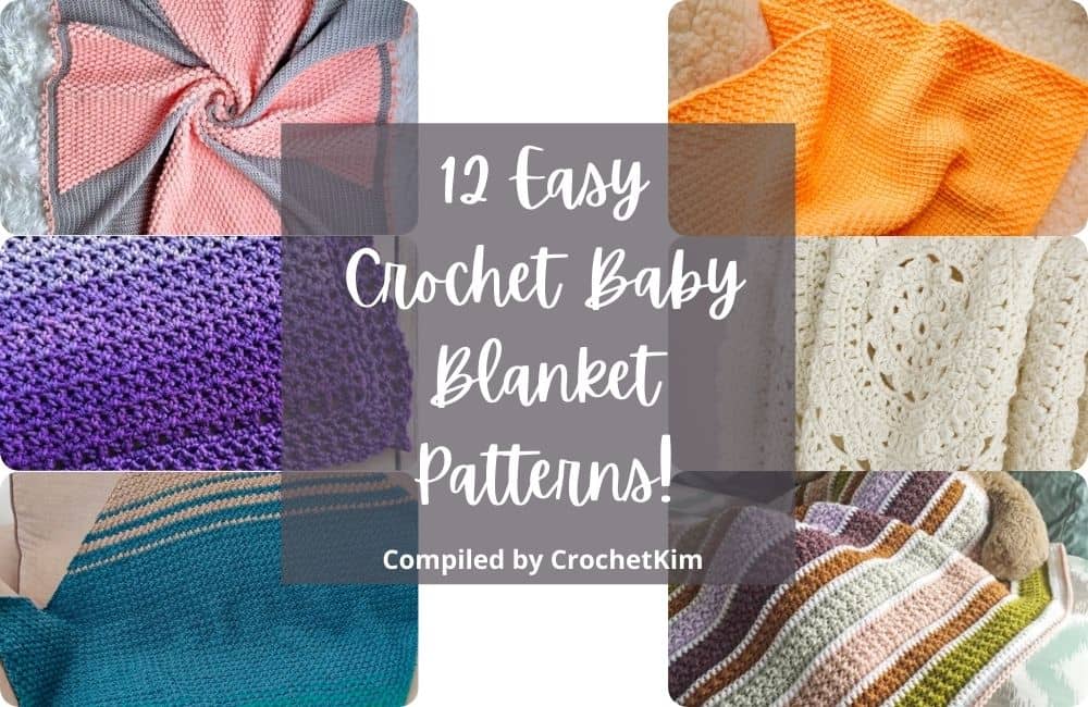 Quick and easy crochet baby blanket pattern that is free, beginner