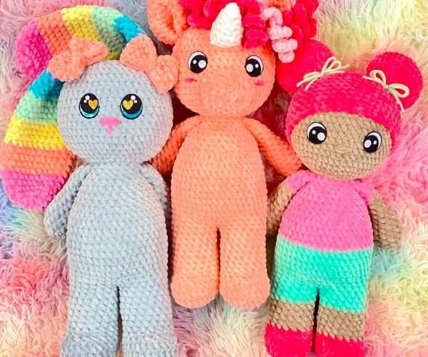 Amigurumi Axolotl Crochet Pattern • Oombawka Design Crochet