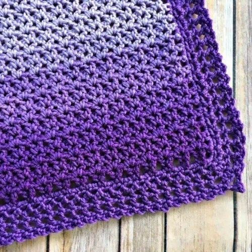 Easy Ombre Baby Blanket by Love Life Yarn