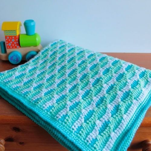 Ripple Baby Blanket by Blue Star Crochet
