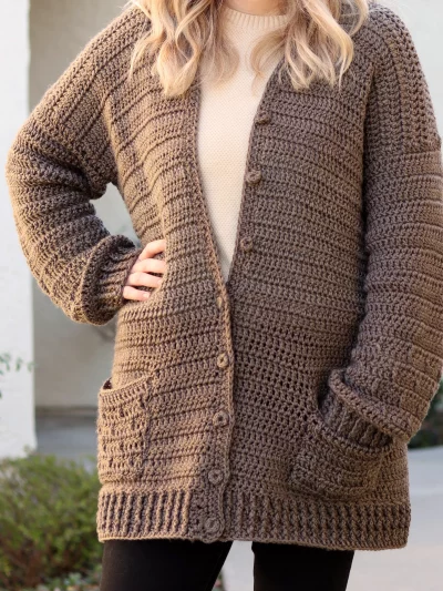 Crochet Kit - Crewe Cardigan