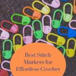 assorted colorful stitch markers
