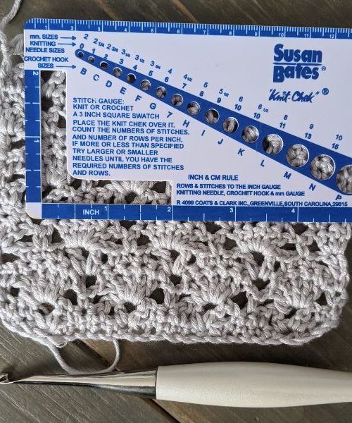 crochet gauge