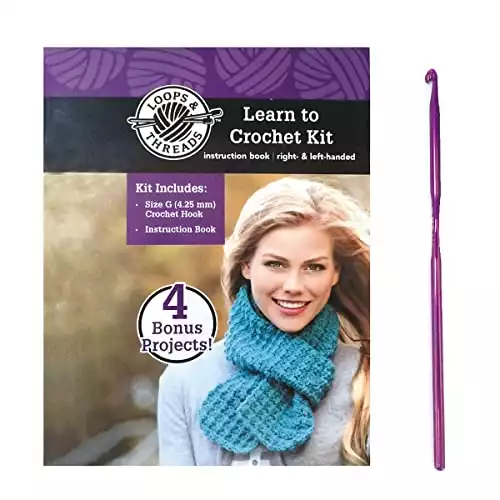 Learn to Crochet Kit by Loops & Threads